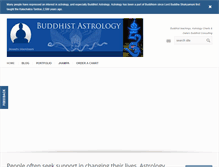 Tablet Screenshot of buddhist-astrology.com